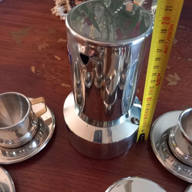 Servizio caffè acciaio Inoxpran