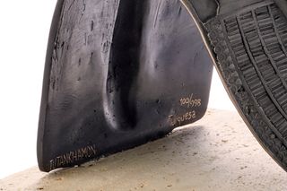 ESCULTURA-MÁSCARA BRONCE Tutankhamón