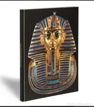 ESCULTURA-MÁSCARA BRONCE Tutankhamón