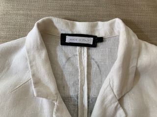 Blazer Mujer “Made in Italy” – Lino - Color Crudo