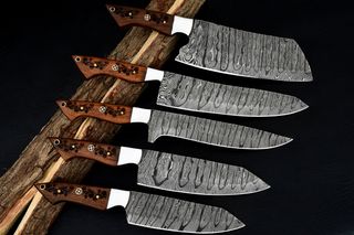 Set coltelli cucina/cuoco fatto a mano