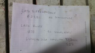 Goldoni anni 80 semiasse corto