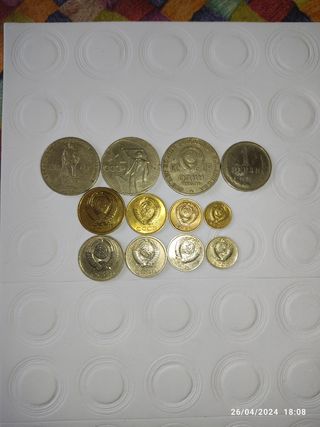MONEDAS RUSAS ANTIGUA URSS