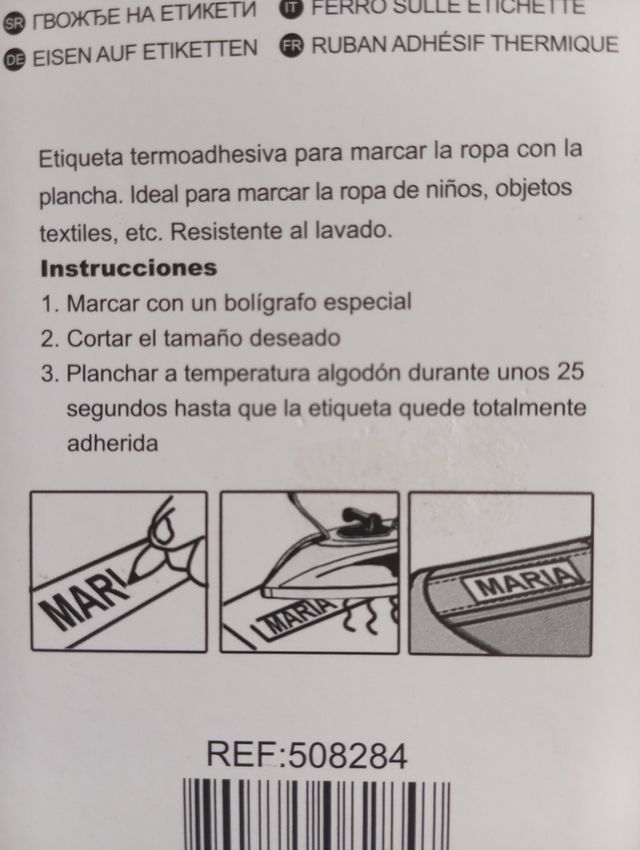 2x1! Etiquetas termo adhesivas