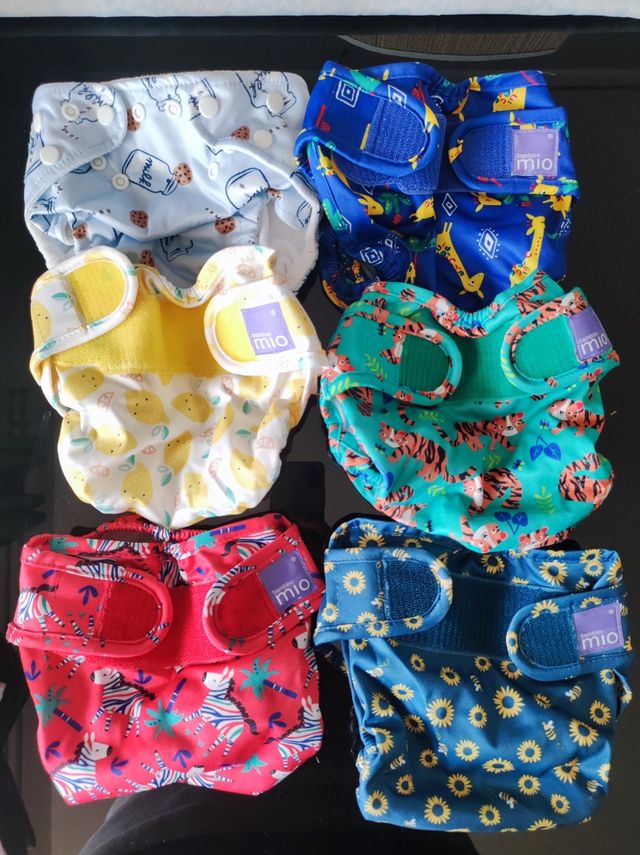 Pannolini lavabili con inserti come nuovi