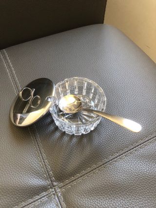 Contenitore  in cristallo Vintage