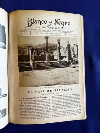 REVISTA “BLANCO Y NEGRO” (1927, marzo-junio)