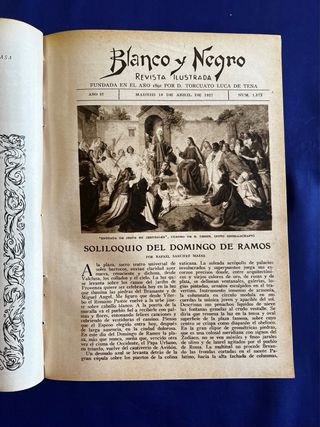 REVISTA “BLANCO Y NEGRO” (1927, marzo-junio)