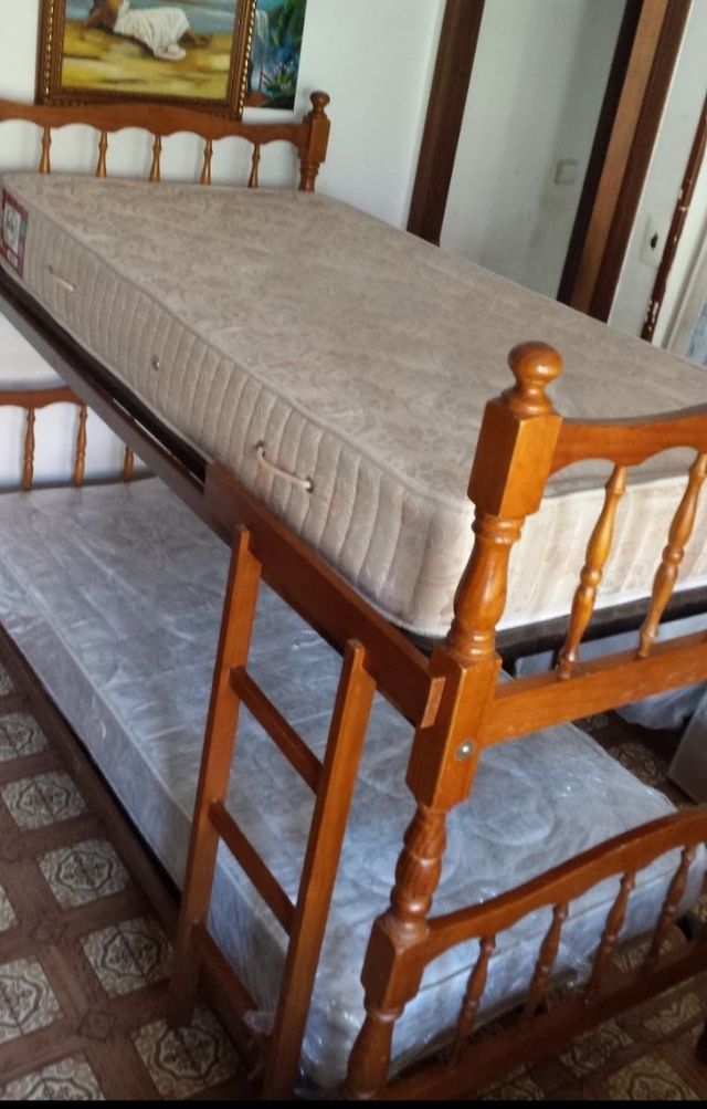 Litera madera con colchones incluidos