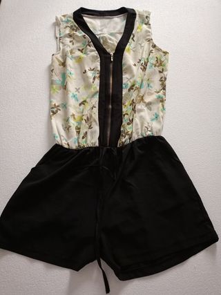Mono pantalón corto mujer.