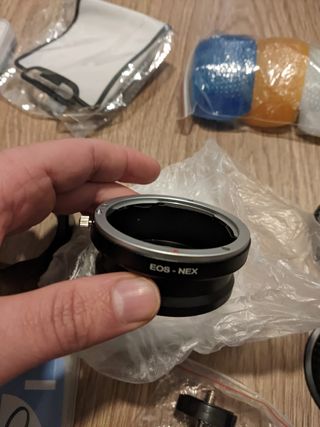 Material fotografia adaptadores filtros rotula