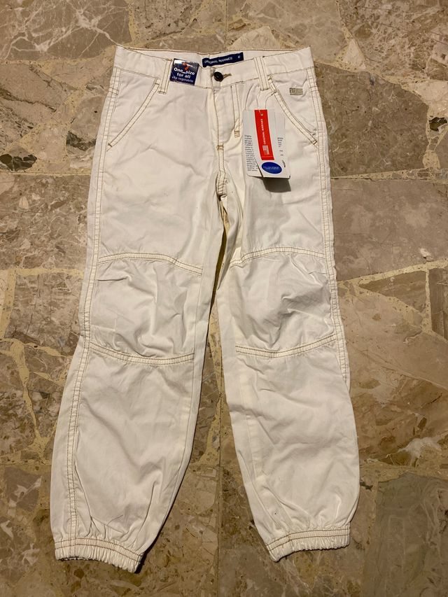 Pantaloni bianchi original marines 6 anni