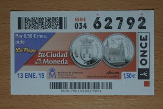 ALBACETE décimos lotería y cupones once (9)