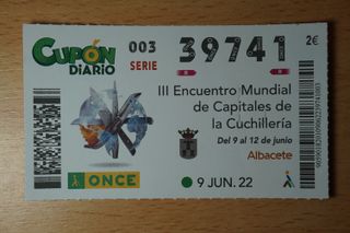 ALBACETE décimos lotería y cupones once (9)