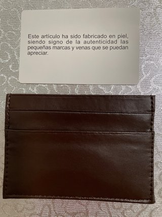 Tarjeteto de piel