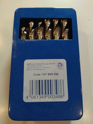 Juego de brocas S&R 25 piezas