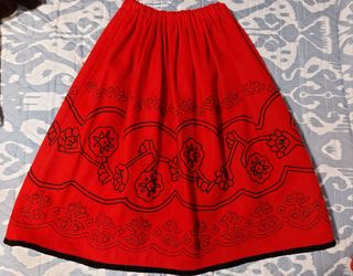 Traje/falda de alcarreña. Traje regional