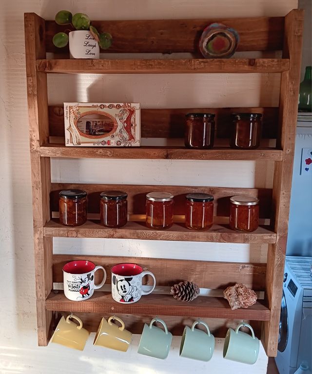Estanteria madera reciclada