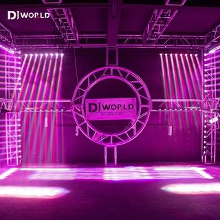 ✅️Pack 2 Barras de luz Led cabeza movil 8x12W 
