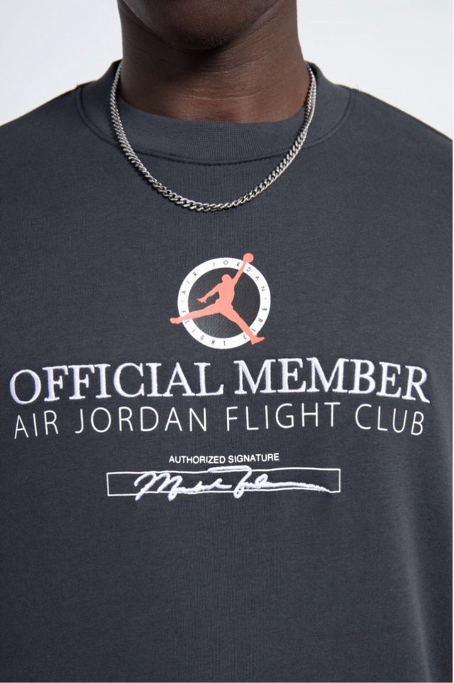 Sudadera Jordan Flight MVP Crewneck Off Noir