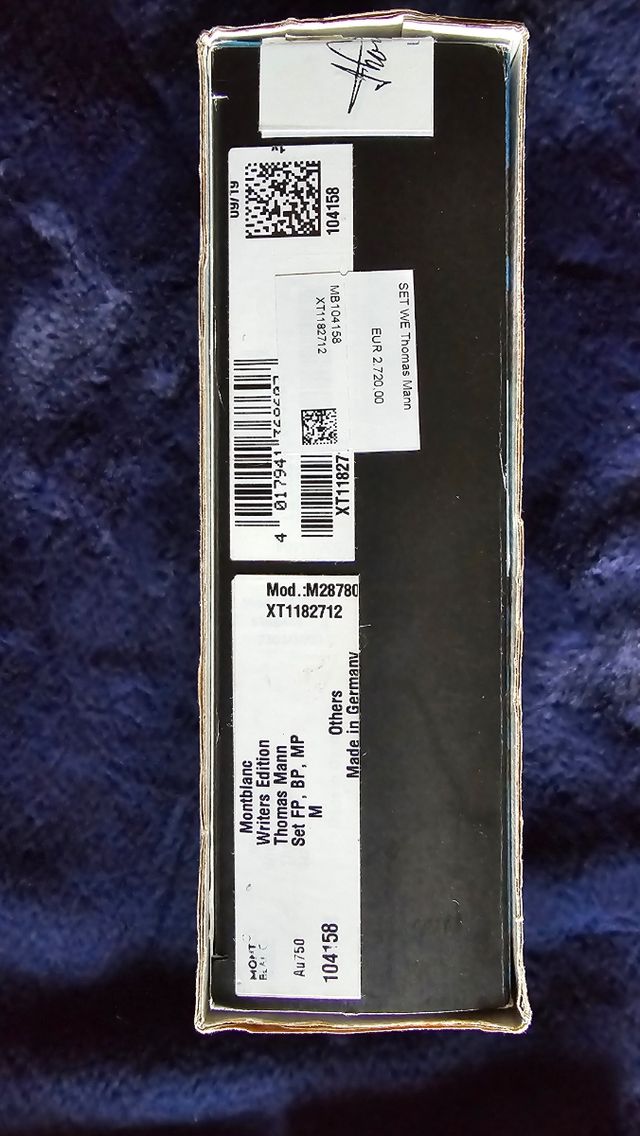 Set Montblanc Thomas Mann 2009 y regalo