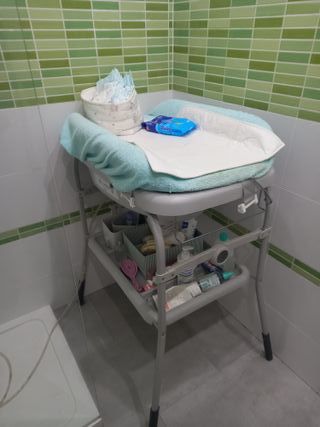 Bañera cambiador bebe