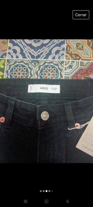 Pantalón vaquero campana