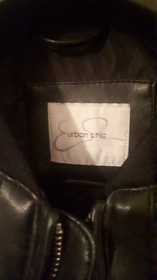 Giacca in pelle nera ragazzo 13 anni Yes Zee