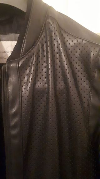 Giacca in pelle nera ragazzo 13 anni Yes Zee