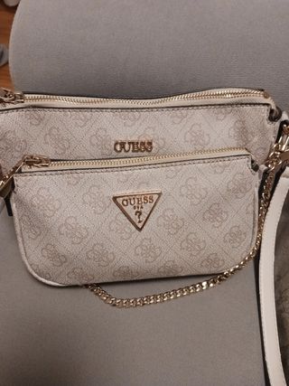 Bolso bandolera guess color beig