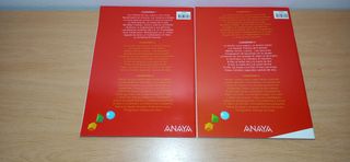 Lote (8) cuadernos actividades -matemáticas-anaya