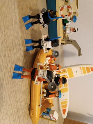 Equipo de submarinismo+pesca+barco play