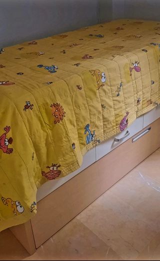 Edredón infantil reversible cama 90 cm
