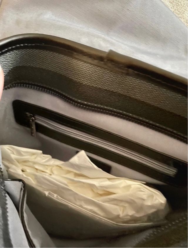 Borsello a tracolla nuovo colore grigio/nero 