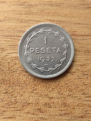 Peseta y dos pesetas Euskadi 1937