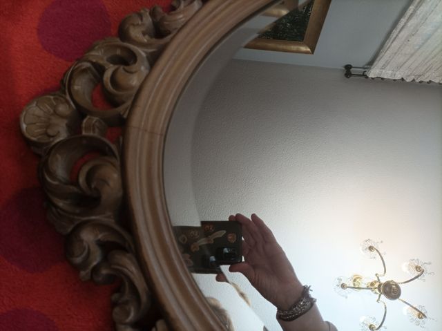 Espejo de madera vintage