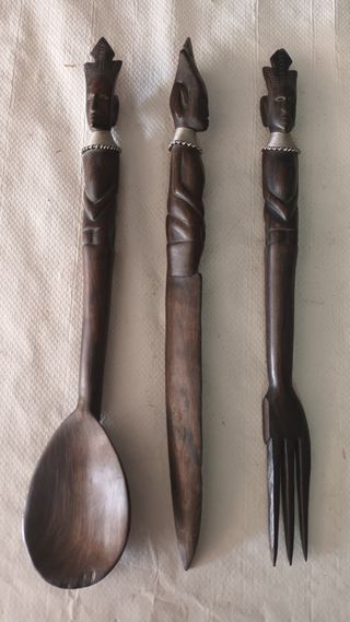 Talla africana de madera