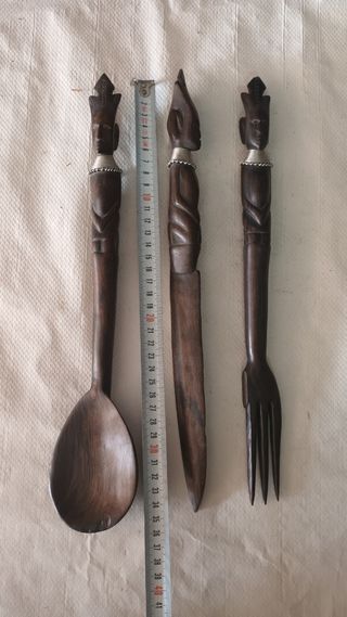 Talla africana de madera