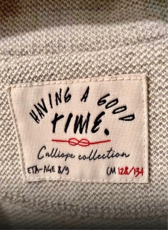 Giacca bimbo Calliope 8/9 anni grigio mélange 