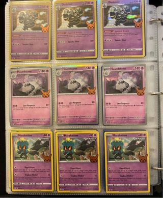 Cartas Pokemon Trick or Trade holo 