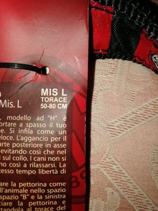 Pettorina Milan M