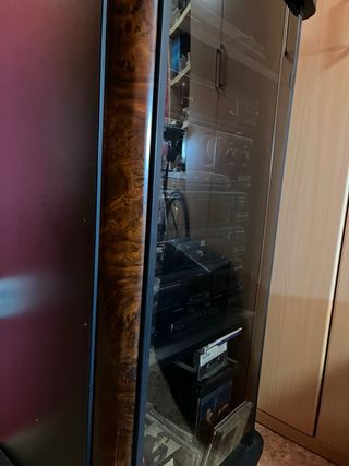 Cadena musica JVC con tocadisco y altavoces