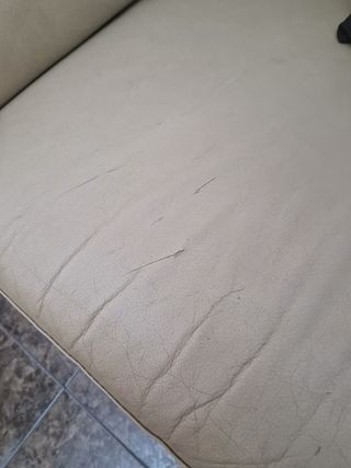 Sofá sofás 3 y 2 polipiel salón moderno