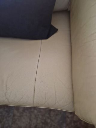 Sofá sofás 3 y 2 polipiel salón moderno
