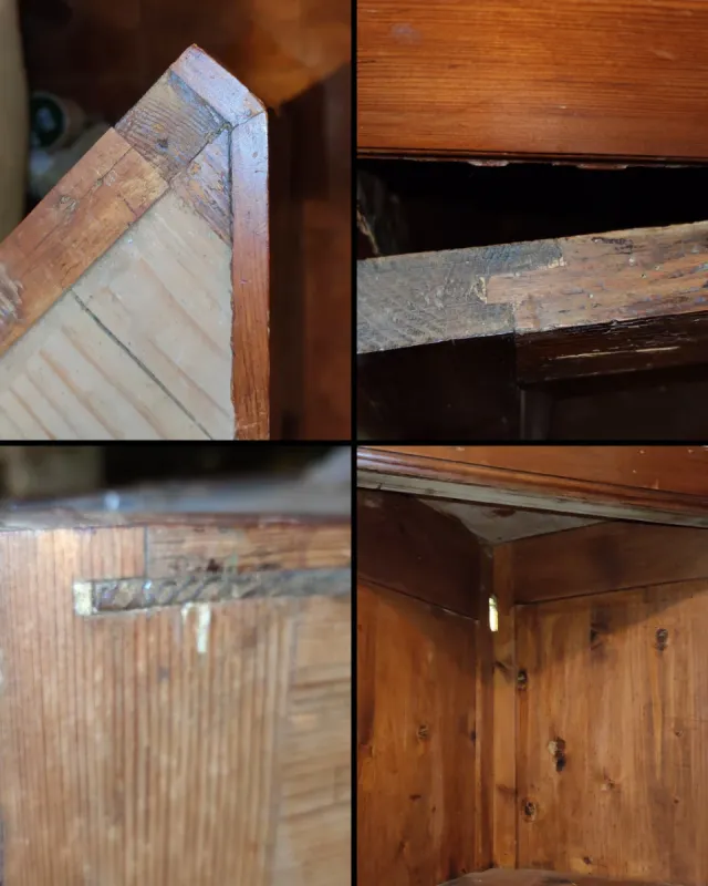 Mueble rinconera alacena antiguo inicio s XX