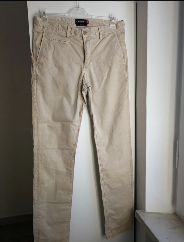Pantaloni uomo Jaggy beige