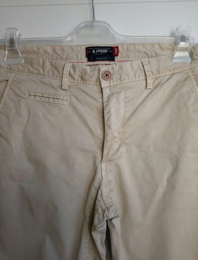 Pantaloni uomo Jaggy beige