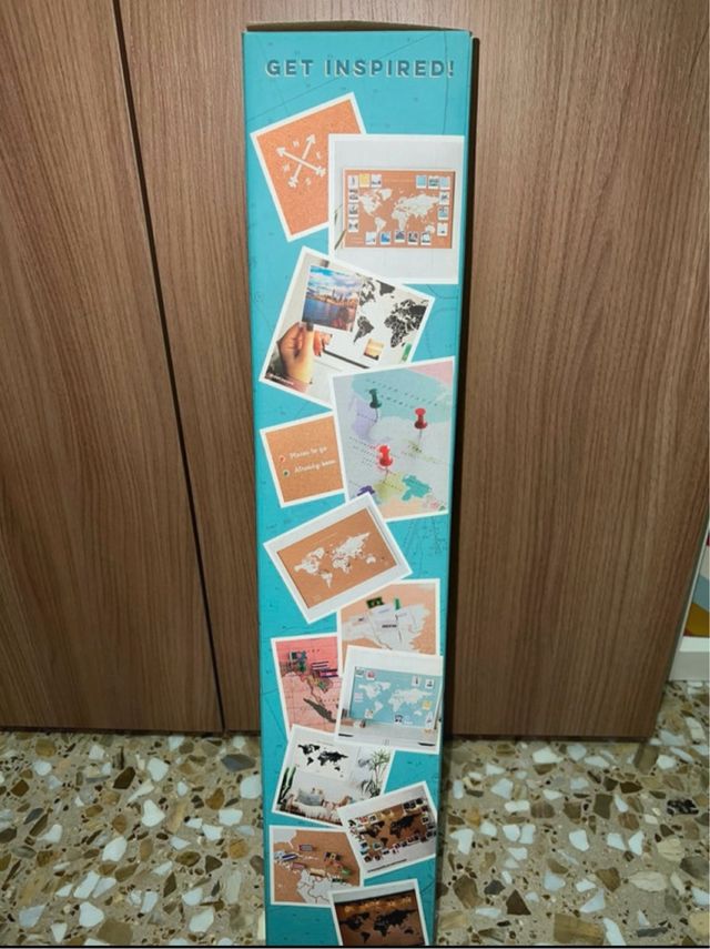 Travel pin. Woody map