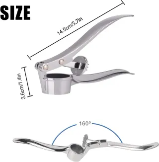 💚➖72%💚 Prensa de ajo de acero inoxidable