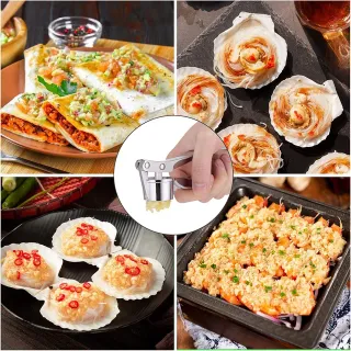 💚➖72%💚 Prensa de ajo de acero inoxidable